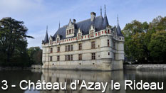 monuments et châteaux de la Loire ouverts toute l'année château d'Azay le Rideau