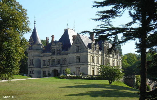 Château de la Bourdaisière châteaux qui se visitent région centre jardin parc