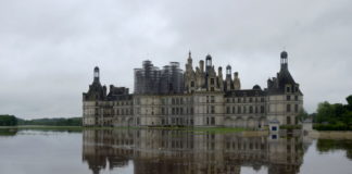 crue au château de Chambord inondation du Cosson