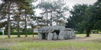 mégalithes en région Centre Dolmen de la Chapelle Vendômoise menhir néolithique préhistoire néolithique préhistoire Loir et Cher