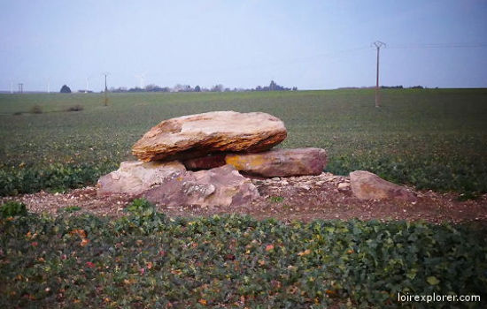 Dolmen du Petit Creuset à Luçay le Libre mégalithe menhir néolithique préhistoire région Centre Indre