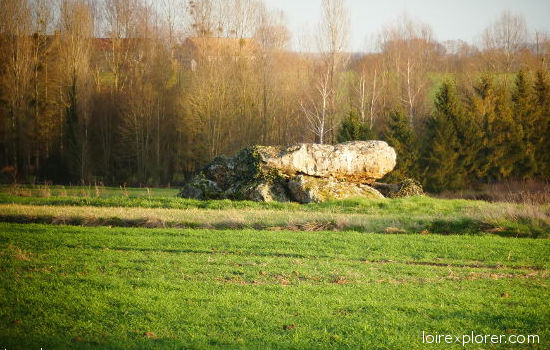 Dolmen de la Pierre à Moulins sur Céphons mégalithe menhir néolithique préhistoire région Centre Indre