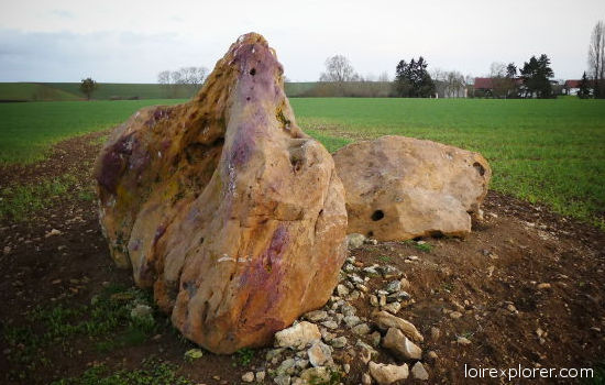 Mégalithe de Pontbordat à Giroux dolmen menhir mégalithe néolithique préhistoire région Centre Indre