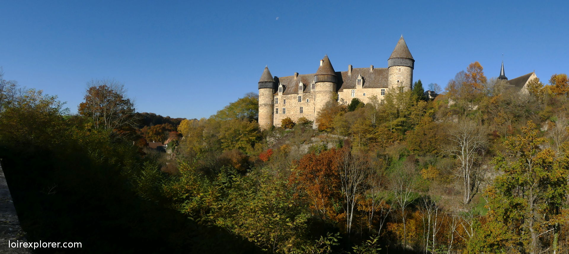 voyage insolite au centre de la france Château de Culan idée d'excursion