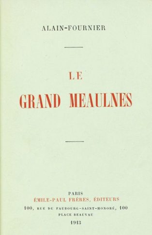 Couverture de l'édition originale du roman d'Alain-Fournier, Le Grand Meaulnes, Paris, Emile-Paul Frères, sept.oct. 1913 By Marc-AntoineV