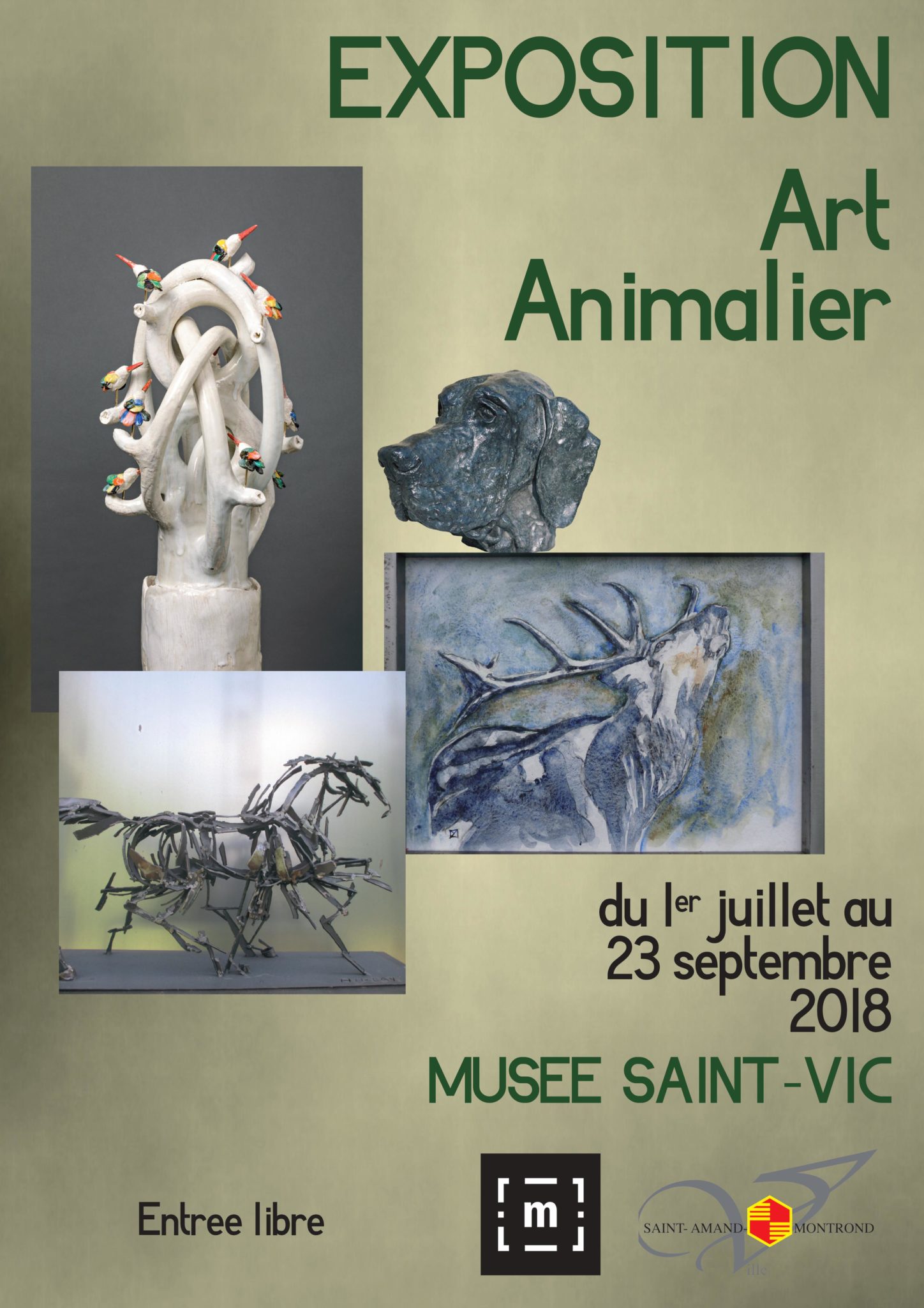 « Art animalier » en Berry - 4 artistes exposent tout l'été au Musée Saint-Vic