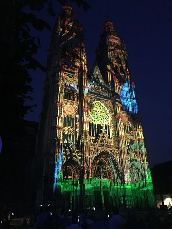 illumination cathédrale saint Gatien-Tours