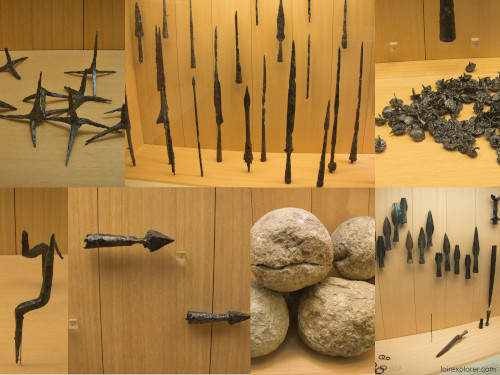 Alésia armes romaines retrouvées à Alise Sante Reine