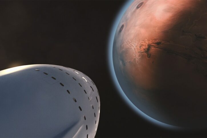 Voyage vers la planète Mars