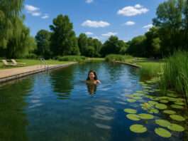 Piscine découverte écologique en Val de Loire